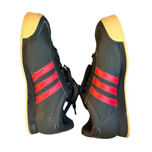 Men's Adidas Black and Red Samoa Size US 9 - Picture 5 of 8